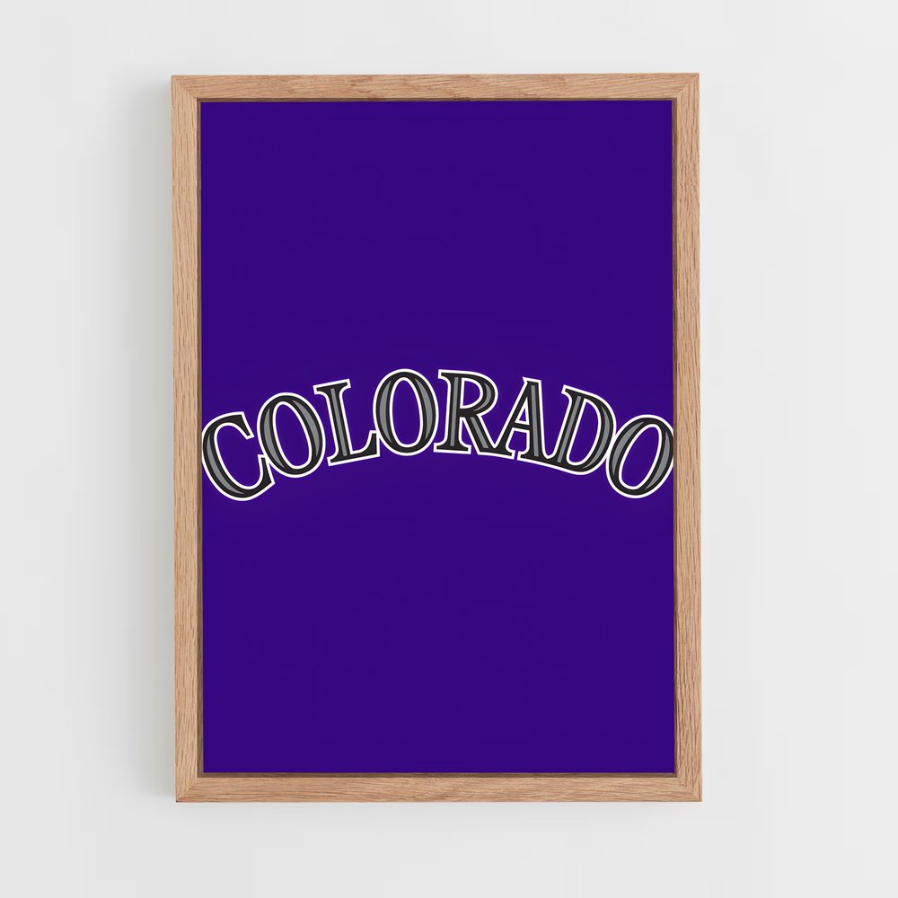 Poster Colorado Dreamscape – affiche Baseball (vue 4)